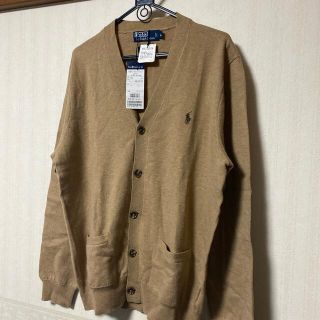 ポロラルフローレン(POLO RALPH LAUREN)の早い者勝ち❗️新品未使用タグ付きラルフローレンブラウンカーディガンLL(カーディガン)