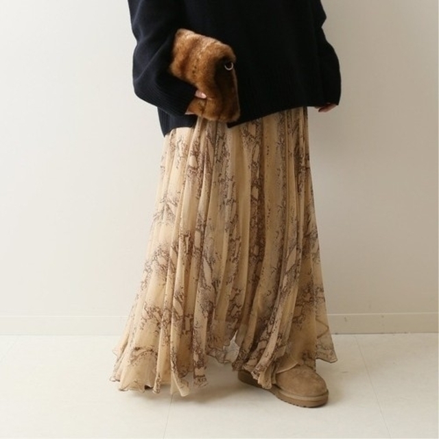 FRAMeWORK(フレームワーク)のFRAMeWORK MES DEMOISELLES パイソン柄 スカート レディースのスカート(ロングスカート)の商品写真