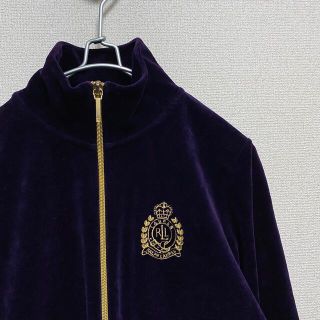 ポロラルフローレン(POLO RALPH LAUREN)の美品　LAUREN RALPH LAUREN ベロア　トラックジャケット(ジャージ)