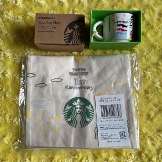 スターバックスコーヒー(Starbucks Coffee)のスターバックス 福袋2022 オーナメントマグ & ギフトバック & クリップ(ノベルティグッズ)