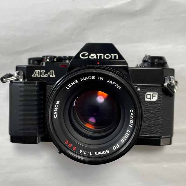 撮影出来ます! 珍しいCANON AL-1 ブラック 50mm F1.4スマホ/家電/カメラ