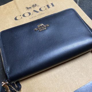 コーチ(COACH)のcoach 本物　長財布　未使用　iPhoneケース(財布)