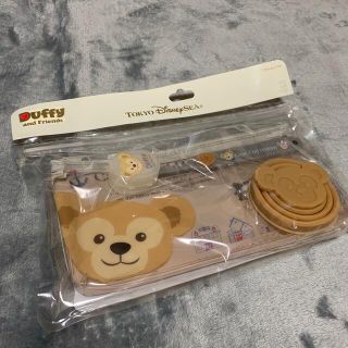 ディズニー(Disney)のダッフィー  歯ブラシ&コップセット(歯ブラシ/歯みがき用品)