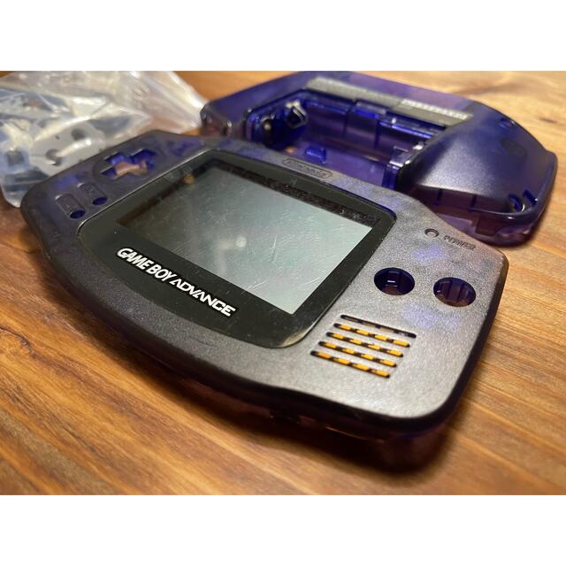 ゲームボーイアドバンス(ゲームボーイアドバンス)のジャンク ゲームボーイアドバンス GBA 外装シェル 裏蓋無し 一部割れあり エンタメ/ホビーのゲームソフト/ゲーム機本体(携帯用ゲーム機本体)の商品写真