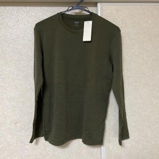 ユニクロ(UNIQLO)のUNIQLO ユニクロ ソフトタッチ クルーネック ロングT 長袖(Tシャツ/カットソー(七分/長袖))