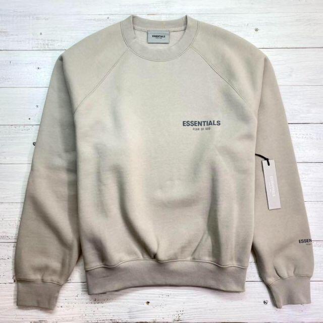 トップス FEAR OF GOD - 新品☆エッセンシャルズ☆袖ロゴ入り厚手 ...