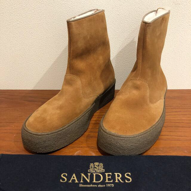 ☆美品☆ SANDERS×hobo ムートンブーツ / サイズ8 / サンダース メンズ