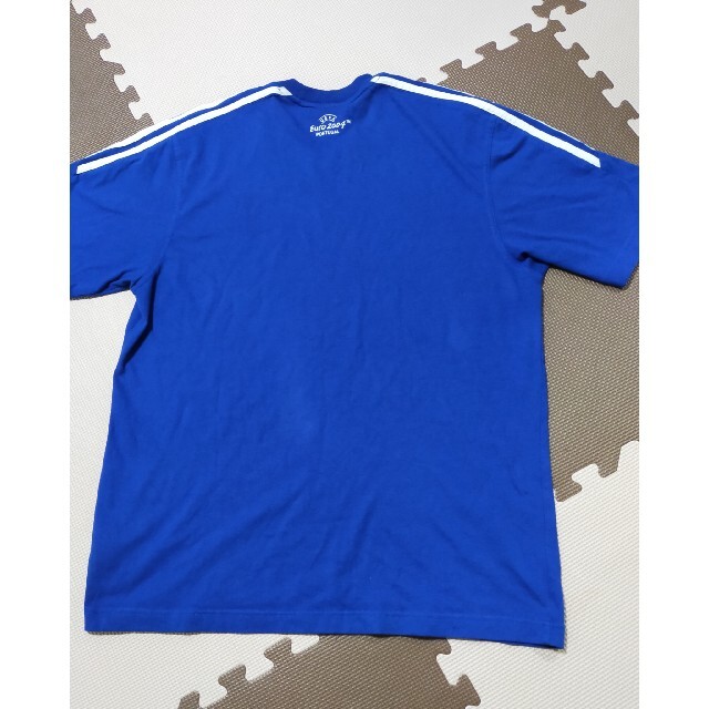 adidas(アディダス)の★ATS-845 アディダス ユーロ2004 半袖Tシャツ ブルー サイズ O メンズのトップス(Tシャツ/カットソー(半袖/袖なし))の商品写真