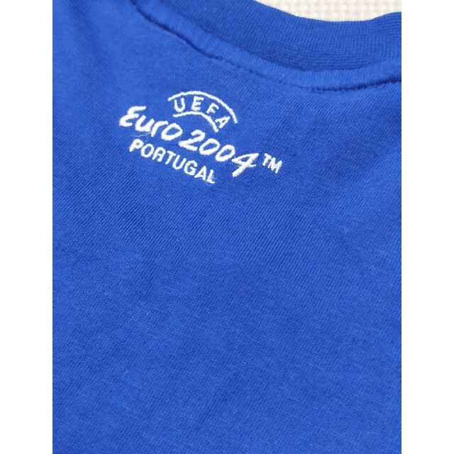 adidas(アディダス)の★ATS-845 アディダス ユーロ2004 半袖Tシャツ ブルー サイズ O メンズのトップス(Tシャツ/カットソー(半袖/袖なし))の商品写真