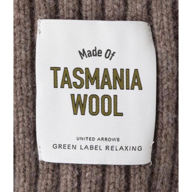 UNITED ARROWS green label relaxing(ユナイテッドアローズグリーンレーベルリラクシング)のマフラー [ タスマニアウール ] TASMANIA WOOL リブ マフラー メンズのファッション小物(マフラー)の商品写真