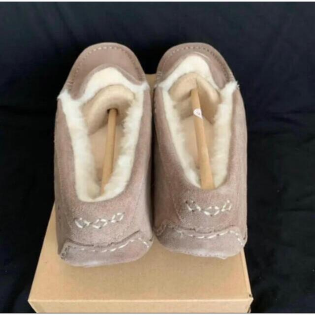 UGG(アグ)のUGG アンスレー Ansley ムートン モカシン スレート US6 23 レディースの靴/シューズ(スリッポン/モカシン)の商品写真