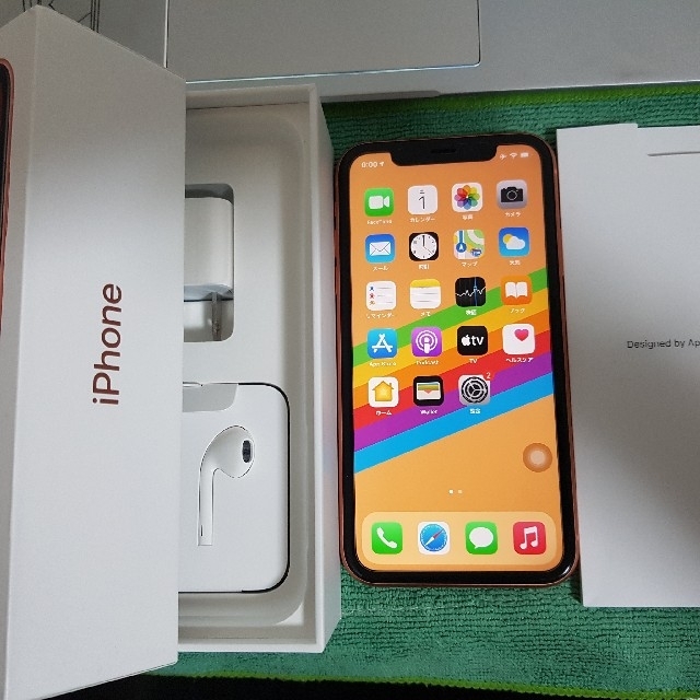 iphonexr美品iPhone XR 128GB コーラル　Simフリー