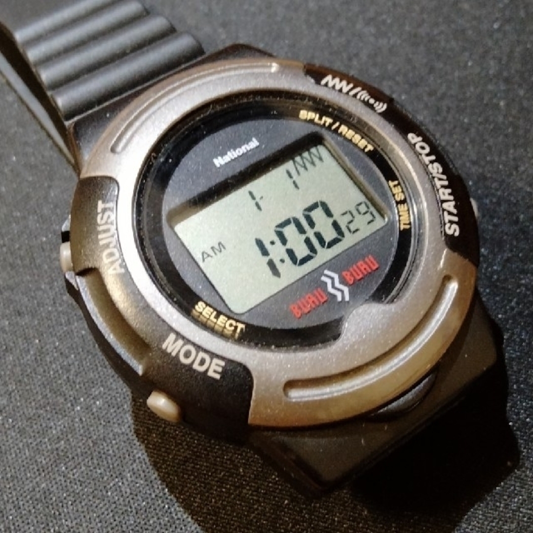Panasonic(パナソニック)のナショナル バイブレーター 腕時計 メンズの時計(腕時計(デジタル))の商品写真