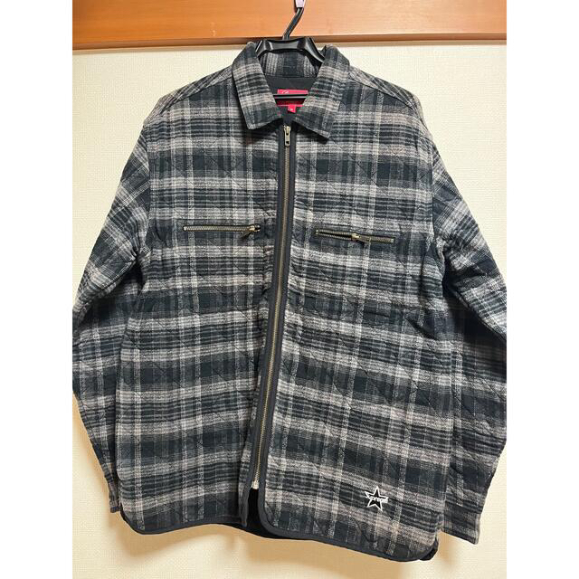 Supreme - Supreme 19AW Quilted Plaid Zip Up Shirtsの通販 by あかた