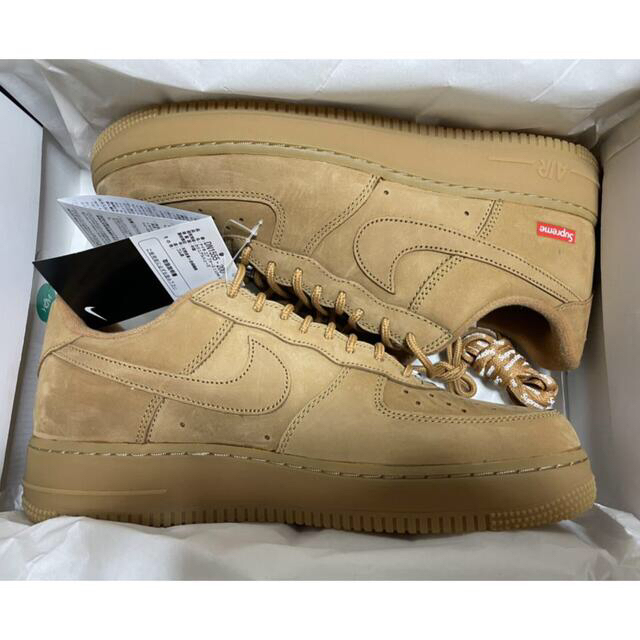 Supreme Nike Air Force 1 Low Wheat 28cm