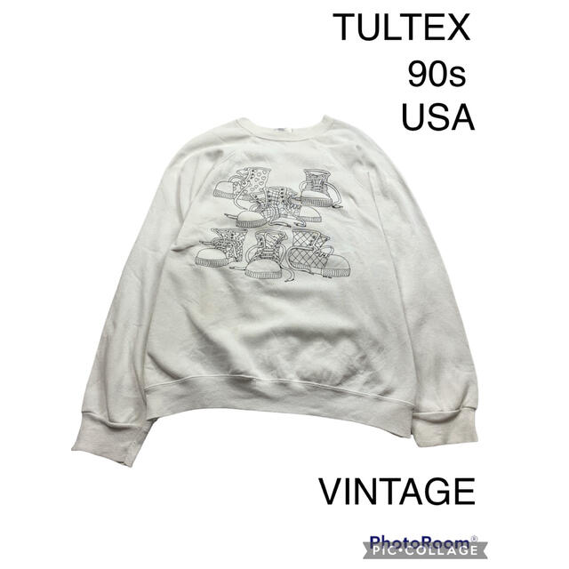 TULTEX タルテックス　90s USA スウェット　ビンテージ　ヴィンテージ メンズのトップス(スウェット)の商品写真