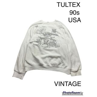 TULTEX タルテックス　90s USA スウェット　ビンテージ　ヴィンテージ(スウェット)