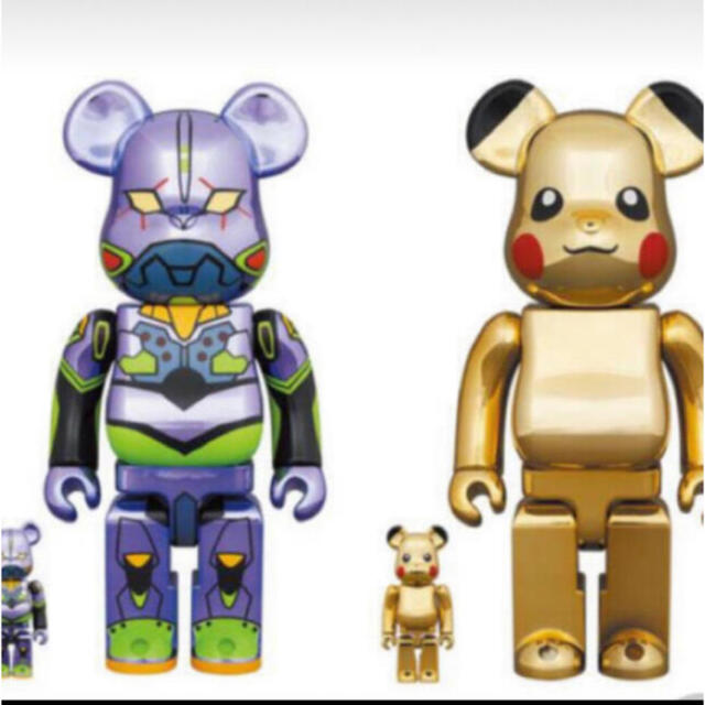 BE@RBRICK エヴァンゲリオン 初号機(新塗装版) 100%&400%