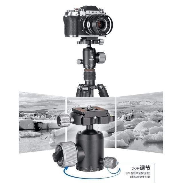 LX-224CT+XB-32Q アーバンシリーズ三脚 自由雲台セット Leofo スマホ/家電/カメラのカメラ(その他)の商品写真