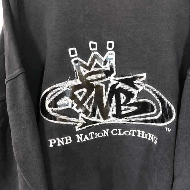 PNB NATION ストリート刺繍スウェット ビッグシルエットトレーナーXXL 3