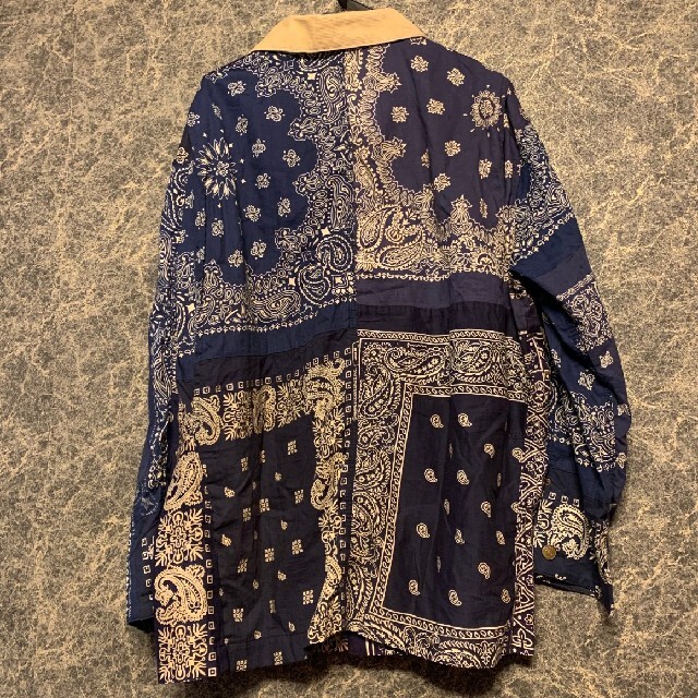 西日本産 READYMADE BANDANA BURN COAT NAVY 2 | www.tegdarco.com