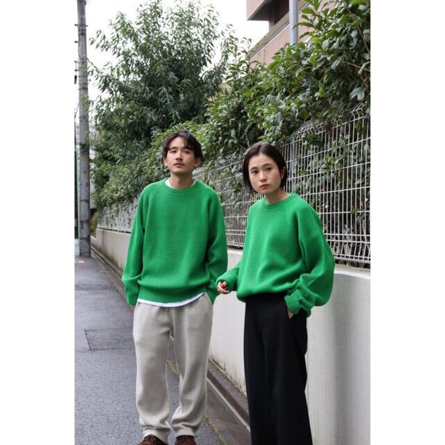 EVCON CREW NECK SWEATER[GREEN]size2 1LDK