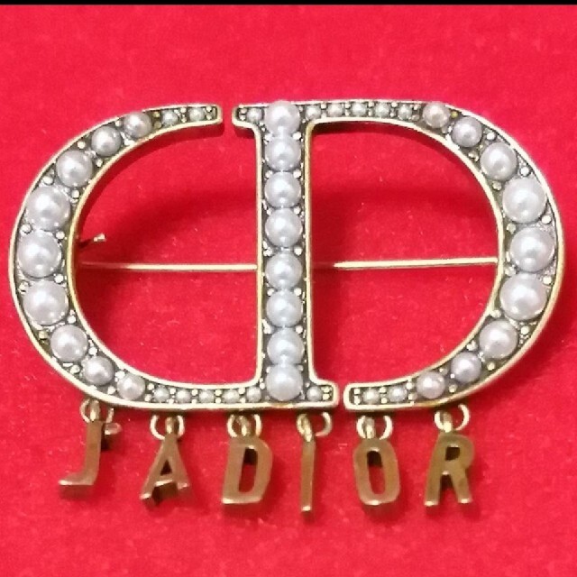 【美品】Christian Dior ブローチ