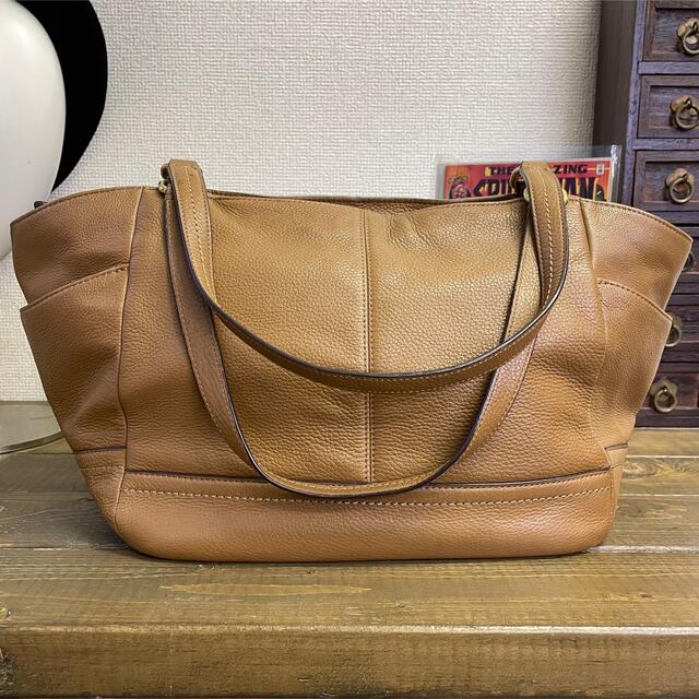 良品 COACH コーチ ハンド　トートバッグ　ベージュ　F23284