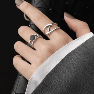 ヴィンテージ　silver ring 2点セット④(リング(指輪))