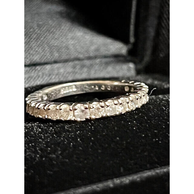 k18WG ダイヤモンド　エタニティリング　13号　ホワイトゴールド レディースのアクセサリー(リング(指輪))の商品写真