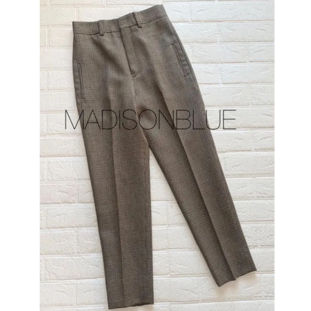 MADISONBLUE(マディソンブルー)の新品 18aw  MADISONBLUE  ガンクラブテーパードパンツ 01 レディースのパンツ(カジュアルパンツ)の商品写真