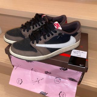 ナイキ(NIKE)のNIKE Travis Scott Jordan1 low 27cm(スニーカー)