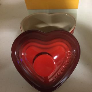 ルクルーゼ(LE CREUSET)のル・クルーゼ ラムカン レッド♡(食器)