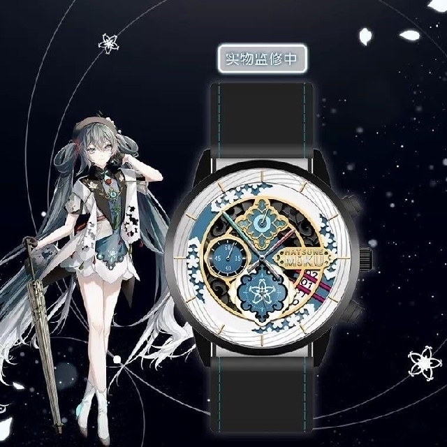 未使用✨ 初音ミク 腕時計 super groupies 特典ポストカード-