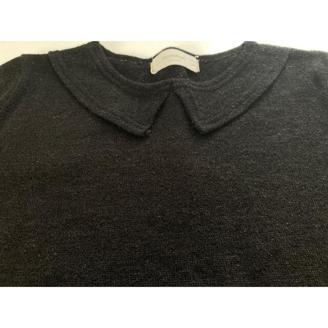 dholic(ディーホリック)のDHOLIC 襟付きセーター　ニット　黒　ブラック レディースのトップス(ニット/セーター)の商品写真
