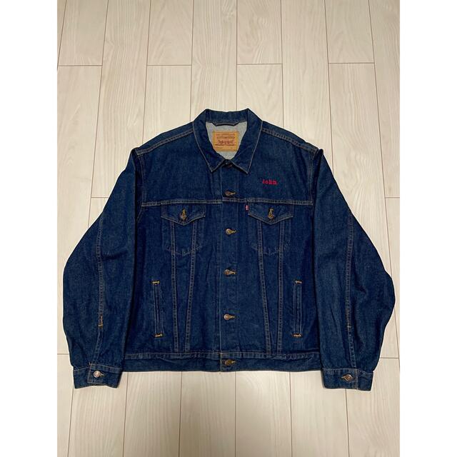 今ほど写真を追加しましたUSA製 90s levis リーバイス デニムジャケット ジージャン 濃紺