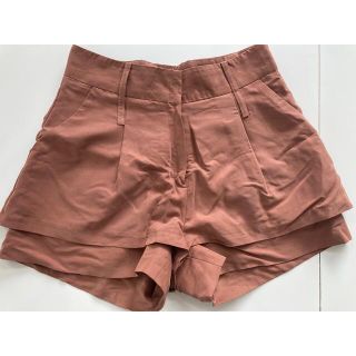 スコットクラブ(SCOT CLUB)の【同梱100円】ショートパンツ  オレンジベージュ　スコットクラブ　春　秋(ショートパンツ)