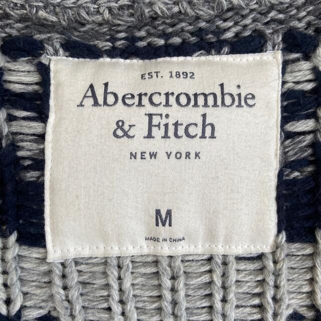 Abercrombie&Fitch(アバクロンビーアンドフィッチ)のAbercrombie & Fitch ニットカーディガン　カウチン メンズのトップス(カーディガン)の商品写真