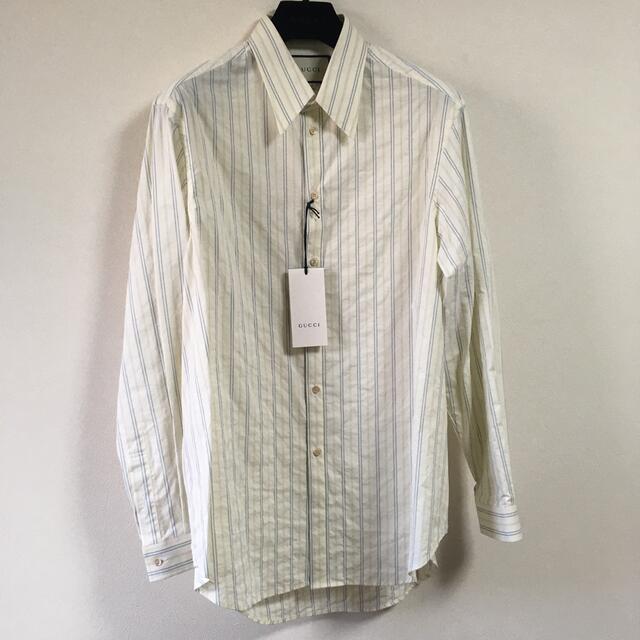 GUCCI - GUCCI ストライプシャツの通販 by gucci's shop|グッチ GUCCI - GUCCI ストライプシャツの通販 by gucci's shop|グッチ