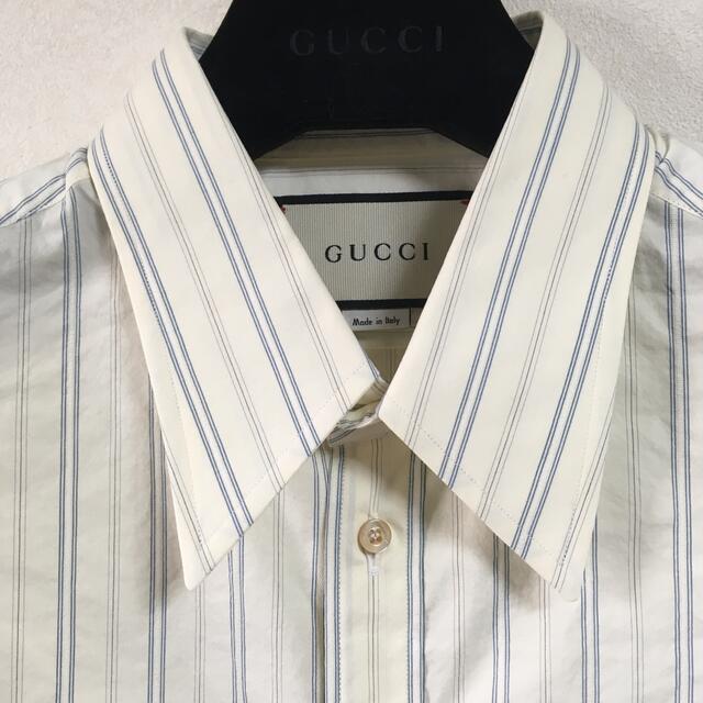 GUCCI ストライプシャツ