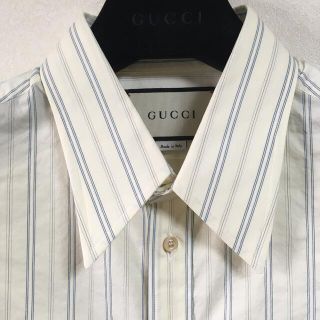 Gucci - GUCCI ストライプシャツの通販 by gucci's shop｜グッチならラクマ