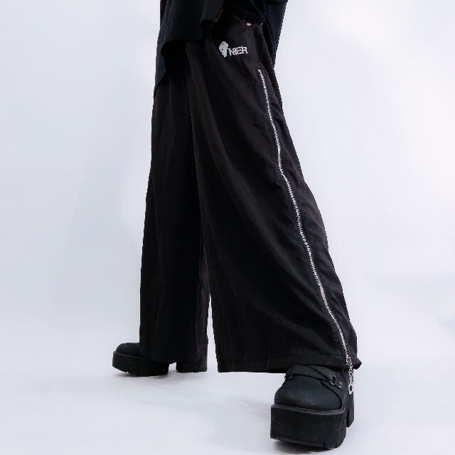 NieR 2WAY WIDE PANTS【YELLOW CHECKERED】 レディースのパンツ(カジュアルパンツ)の商品写真