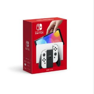 ニンテンドウ(任天堂)の新型NintendoSwitch　有機EL　本体　ホワイト(家庭用ゲーム機本体)