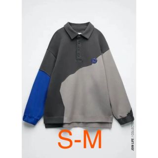 ザラ(ZARA)のADERERROR x ZARA パッチワーク ポロシャツ 新品 サイズS-M(シャツ)