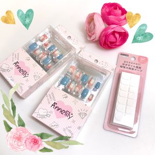 ジェリーネイル(Jelly Nail)のAnnelily❤️新品❤️ネイルチップセット（ブルー）(つけ爪/ネイルチップ)