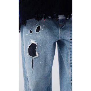 ZARA - zara adererror デニム パッチワーク デニムパンツの通販 by