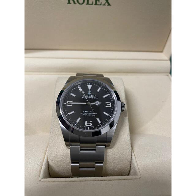 約39mmケース厚みロレックス エクスプローラ1 214720後期 369夜光 美品 ROLEX