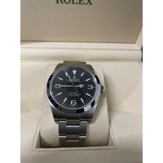 ロレックス(ROLEX)のロレックス エクスプローラ1 214720後期 369夜光 美品 ROLEX(腕時計(アナログ))