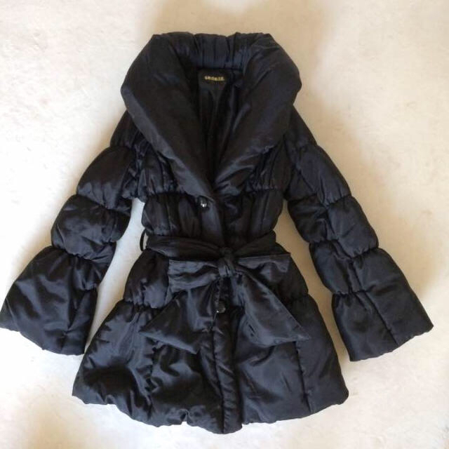 CLUB ダウン コート ブラック レディースのジャケット/アウター(ダウンコート)の商品写真