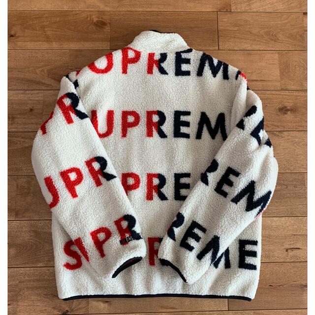 supreme Reversible Logo Fleece Jacket M込